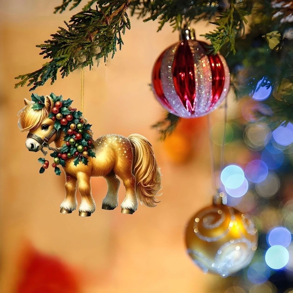 2D Flat Christmas Hanging Pend - Car Accessories Xmas Gifts review and price
