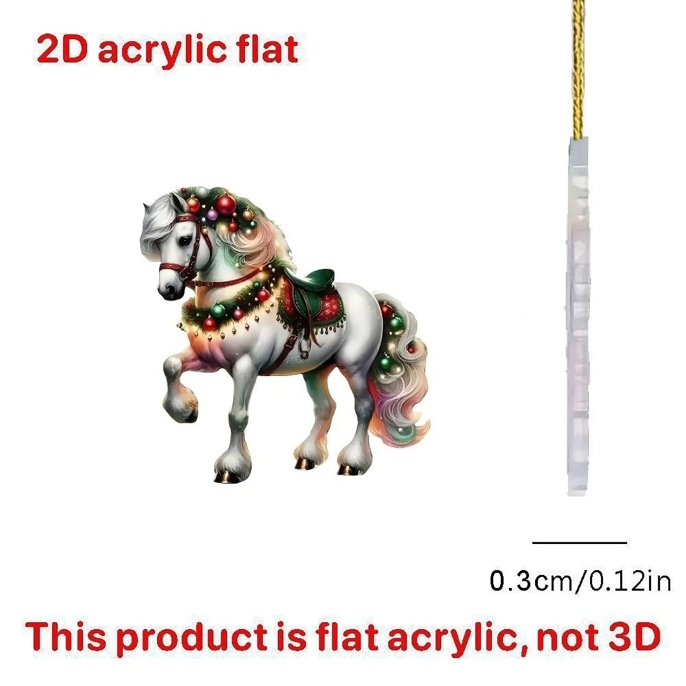 2D Flat Christmas Hanging Pend - Car Accessories Xmas Gifts review and price