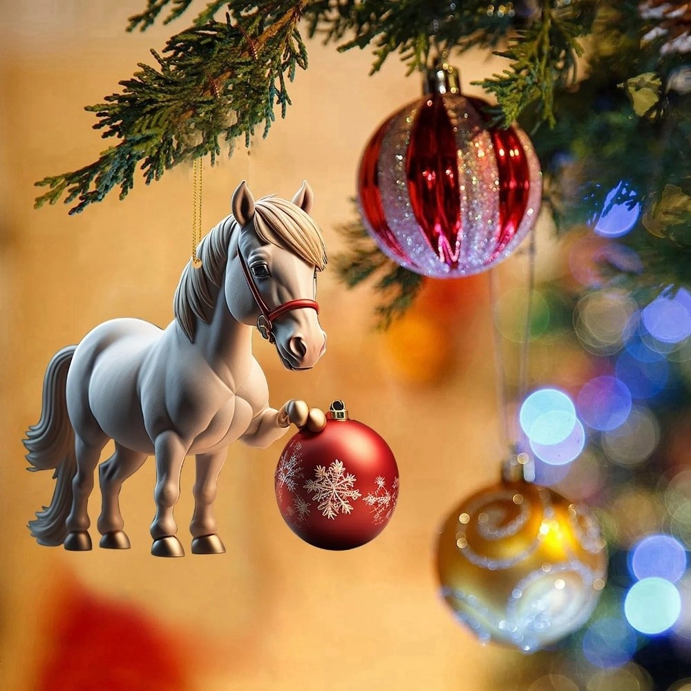 2D Flat Christmas Hanging Pend - Car Accessories Xmas Gifts review and price