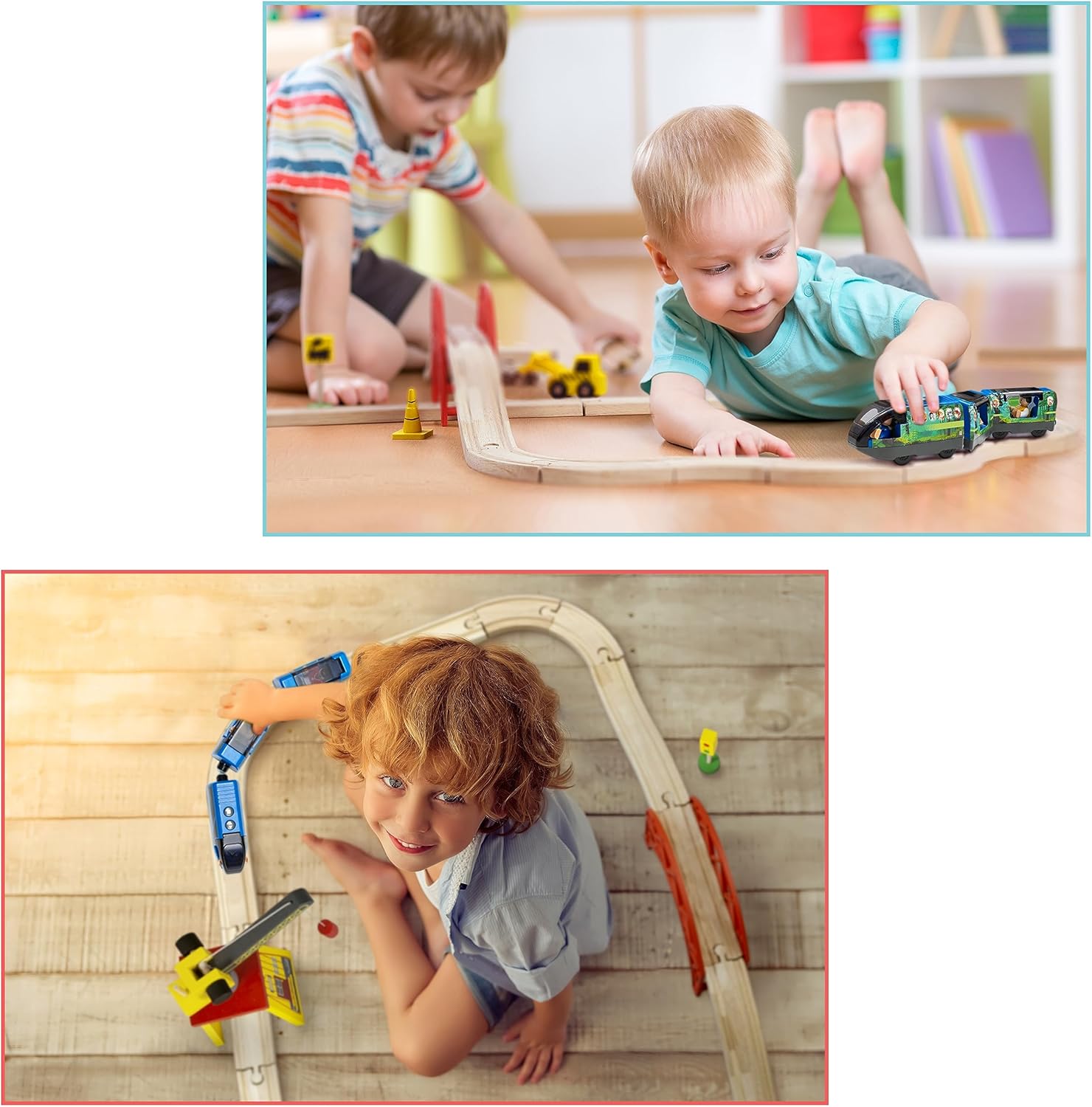 Wooden Railway Train Locomotiv - Car Accessories Xmas Gifts review and price