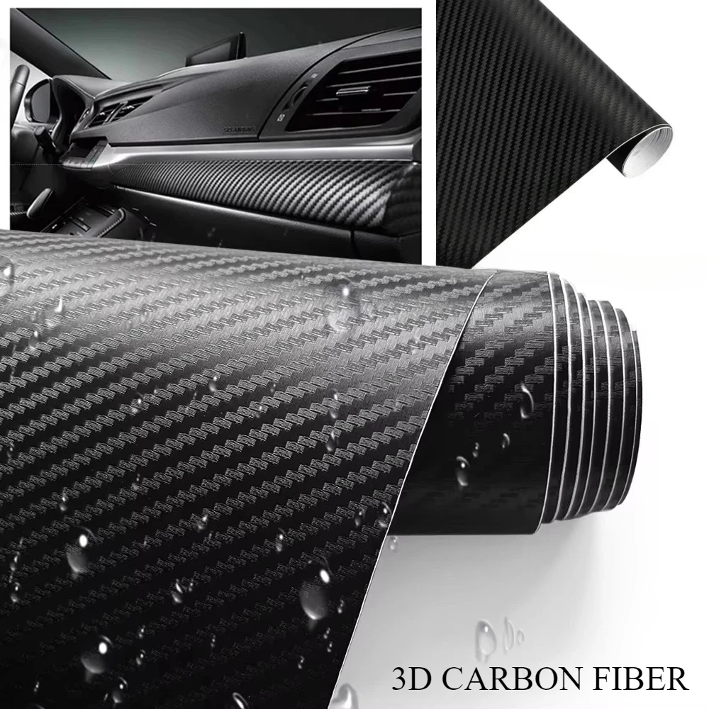 NEW 3D Carbon Fiber Film Car S - Car Accessories Unique review and price