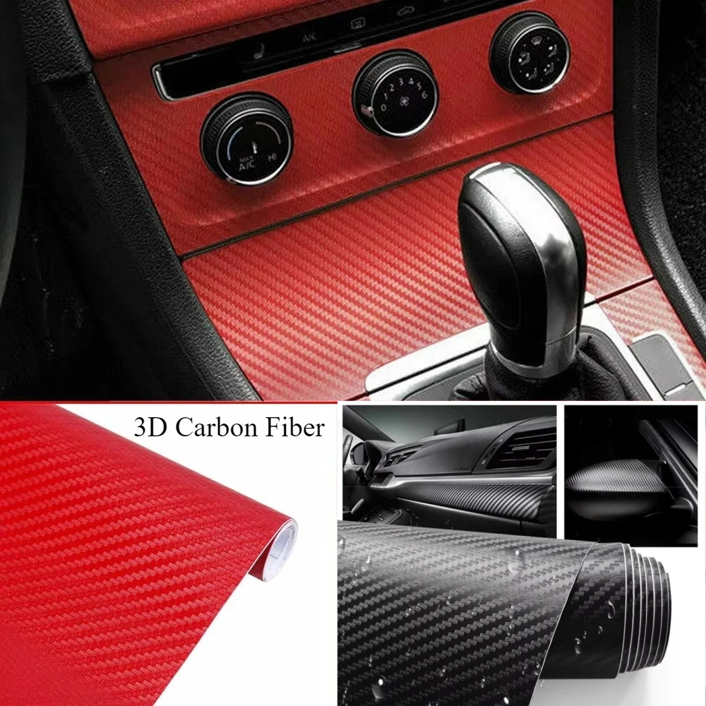 NEW 3D Carbon Fiber Film Car S - Car Accessories Unique review and price